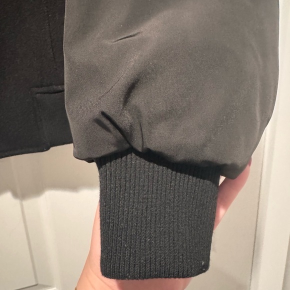 NWOT ZARA Women’s Black Oversized Combination Bomber Size Large🖤 - Picture 5 of 8